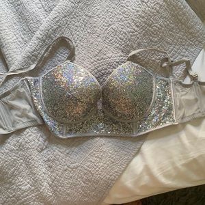 H&M Sparkly Rave Bra